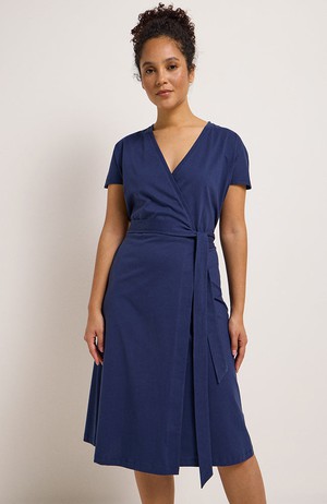 Wrap dress night blue from Sophie Stone