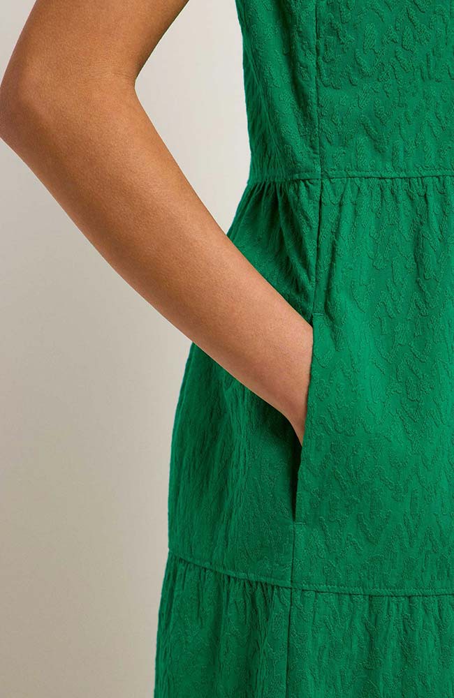 Maxi dress textured green from Sophie Stone