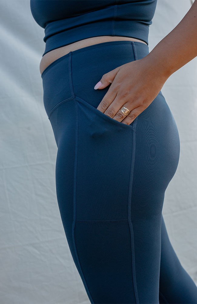 Paloma Leggings - Blue Slate