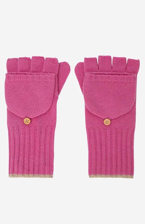 Woolalf glove pink from Sophie Stone