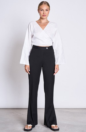 Rora wrap blouse white from Sophie Stone