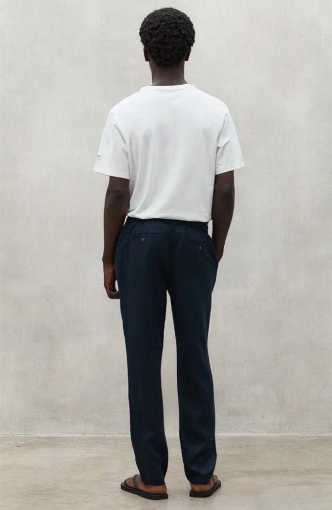 Ethic linen pants deep navy from Sophie Stone