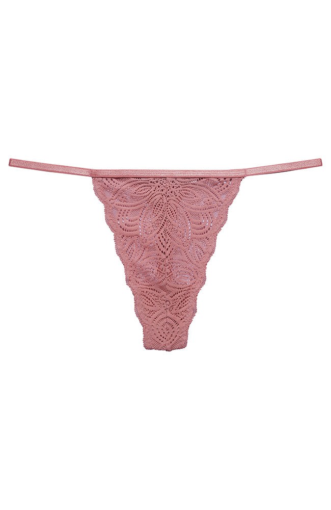 Luna thong pink from Sophie Stone