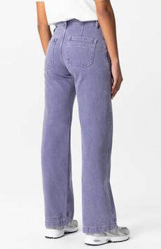 From Wilma wide leg jeans violet via Sophie Stone