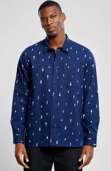 Rute Ditsy trees navy via Sophie Stone