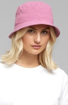 Bucket Hat Seersucker Pink via Sophie Stone