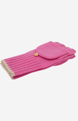 Woolalf glove pink from Sophie Stone