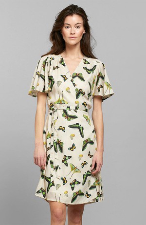 Kungsham wrap dress butterfly from Sophie Stone