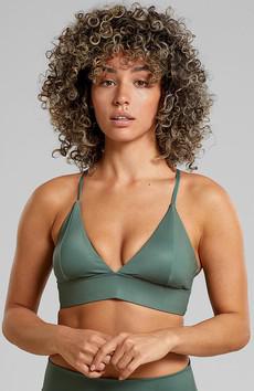 Bikini top Alva leaf green via Sophie Stone