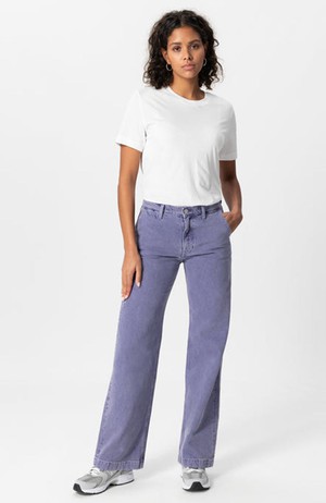 From Wilma wide leg jeans violet from Sophie Stone