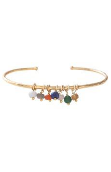 Posy bracelet Gemstone Mix Gold via Sophie Stone