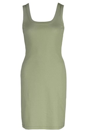 Talmine rib dress pistachio from Sophie Stone