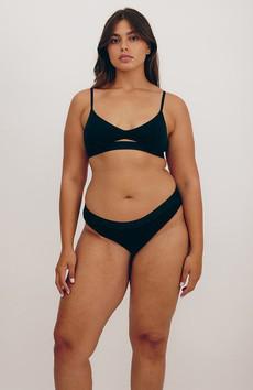 Soft touch bralette black via Sophie Stone