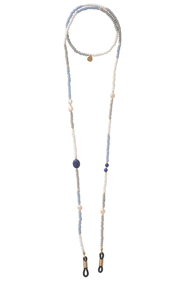 Midsummer Lapis Lazuli eyeglass cord from Sophie Stone