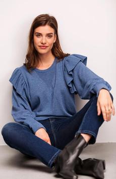 Alane sweater blue from Sophie Stone