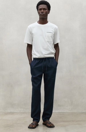 Ethic linen pants deep navy from Sophie Stone