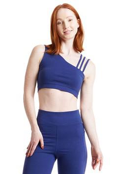 Yoga Asymmetric top blue via Sophie Stone