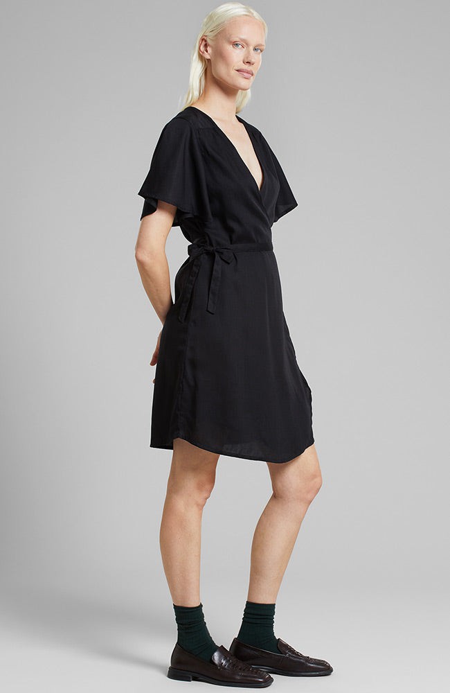 Kungsham wrap dress black from Sophie Stone