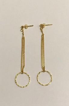 Earrings Long ring gold from Sophie Stone