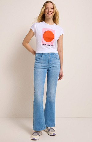 Flared jeans light blue from Sophie Stone