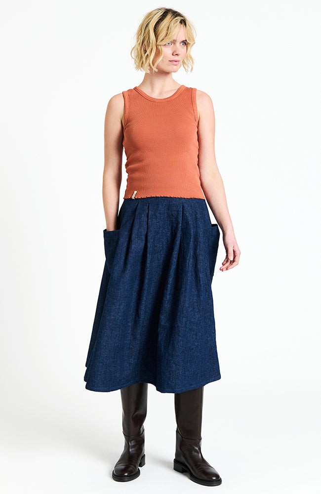 Beek top orange rust from Sophie Stone