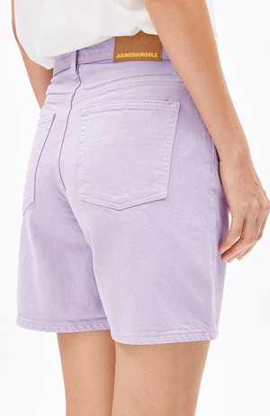 Sheaari denim shorts soft lilac from Sophie Stone