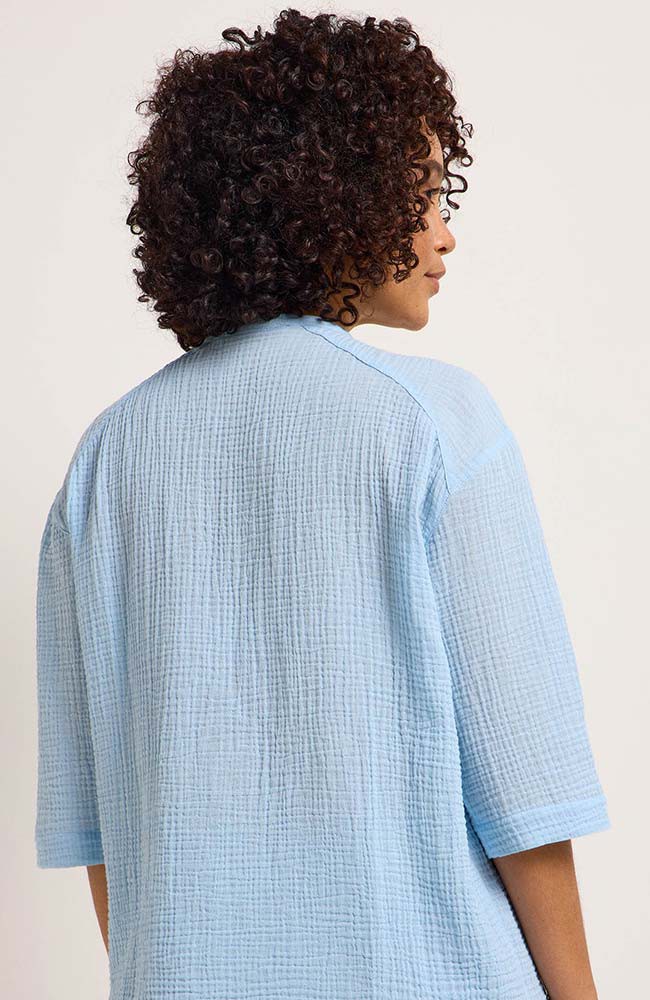 Blouse textured clear sky from Sophie Stone