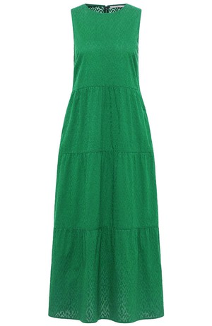 Maxi dress textured green from Sophie Stone