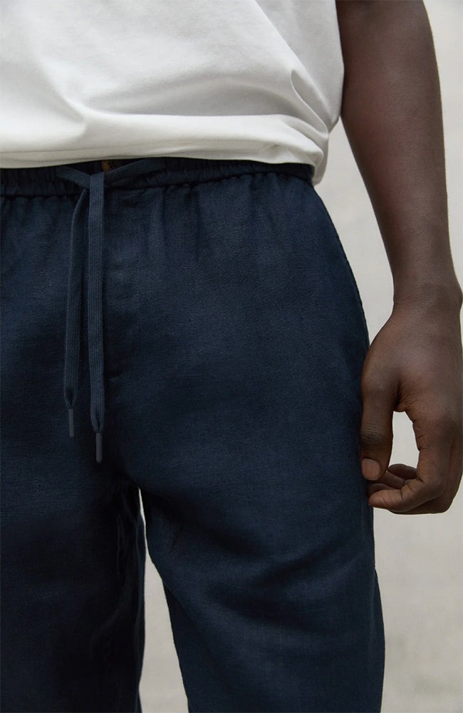 Ethic linen pants deep navy from Sophie Stone