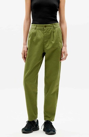 Rina hemp pants green from Sophie Stone