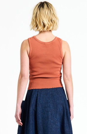 Beek top orange rust from Sophie Stone