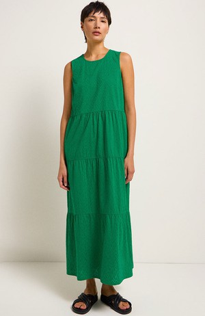 Maxi dress textured green from Sophie Stone