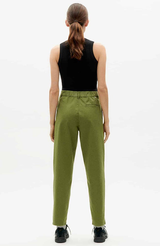 Rina hemp pants green from Sophie Stone