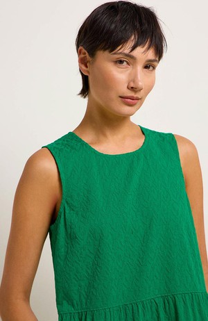 Maxi dress textured green from Sophie Stone