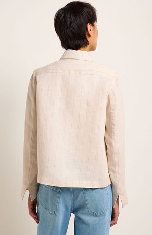 Linen jacket stripe from Sophie Stone