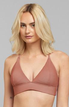 Bikini Top Alva Copper Brown via Sophie Stone