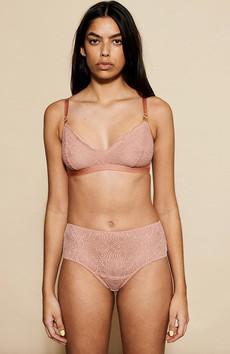 Luna nursing bra pink via Sophie Stone