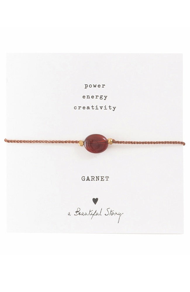 Gemstone Cards Bracelet - various colors from Sophie Stone