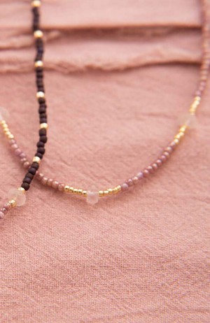 Brightly Rose Quartz necklace from Sophie Stone