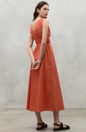 Bornite dress orange from Sophie Stone