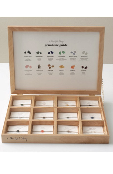 Gemstone Cards Bracelet - various colors from Sophie Stone