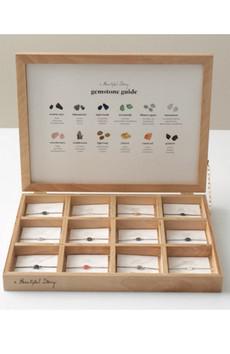 Gemstone Cards Bracelet - various colors via Sophie Stone