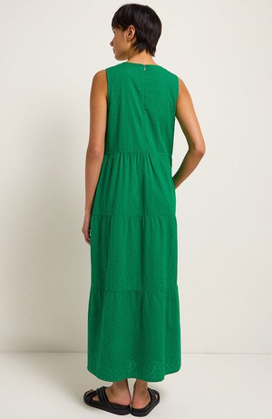 Maxi dress textured green from Sophie Stone