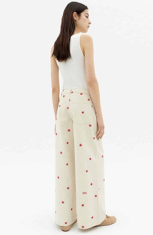 Sol chain hedda broek off white from Sophie Stone