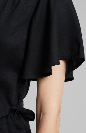 Kungsham wrap dress black from Sophie Stone