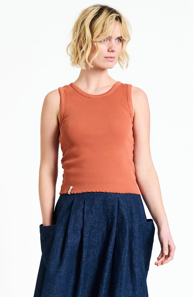 Beek top orange rust from Sophie Stone