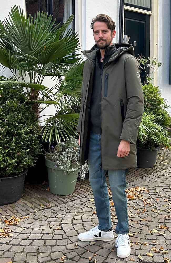 Lovaralf winter coat olive from Sophie Stone