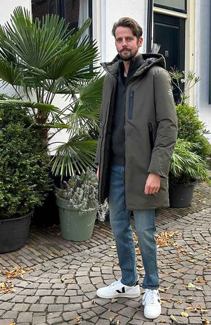 Lovaralf winter coat olive from Sophie Stone