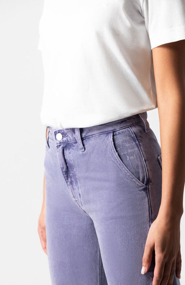 From Wilma wide leg jeans violet from Sophie Stone