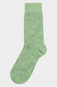 Palm Leaves Sea Green sokken from Sophie Stone